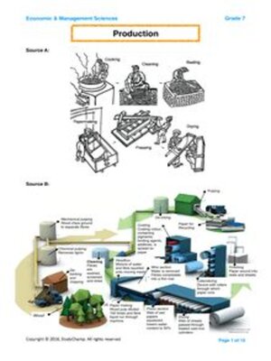 cover image of Grade 7 Ems Test: Production and Economic Growth